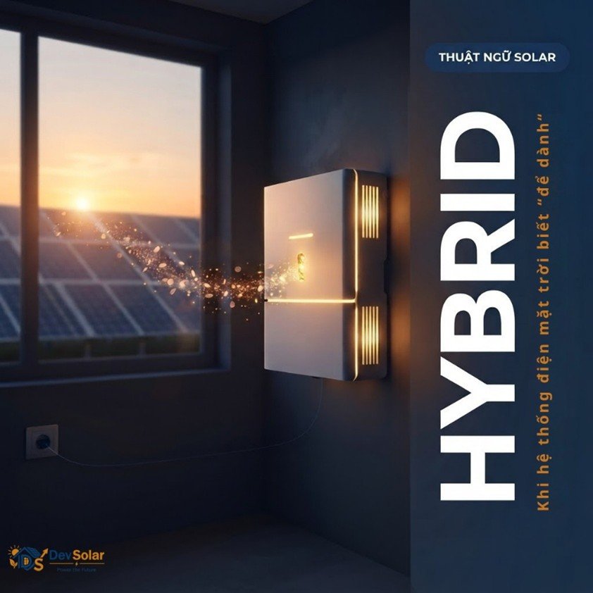 Hybrid – Khi Hệ Thống Điện Mặt Trời Học Cách "Quản Lý Tài Chính" Thông Minh