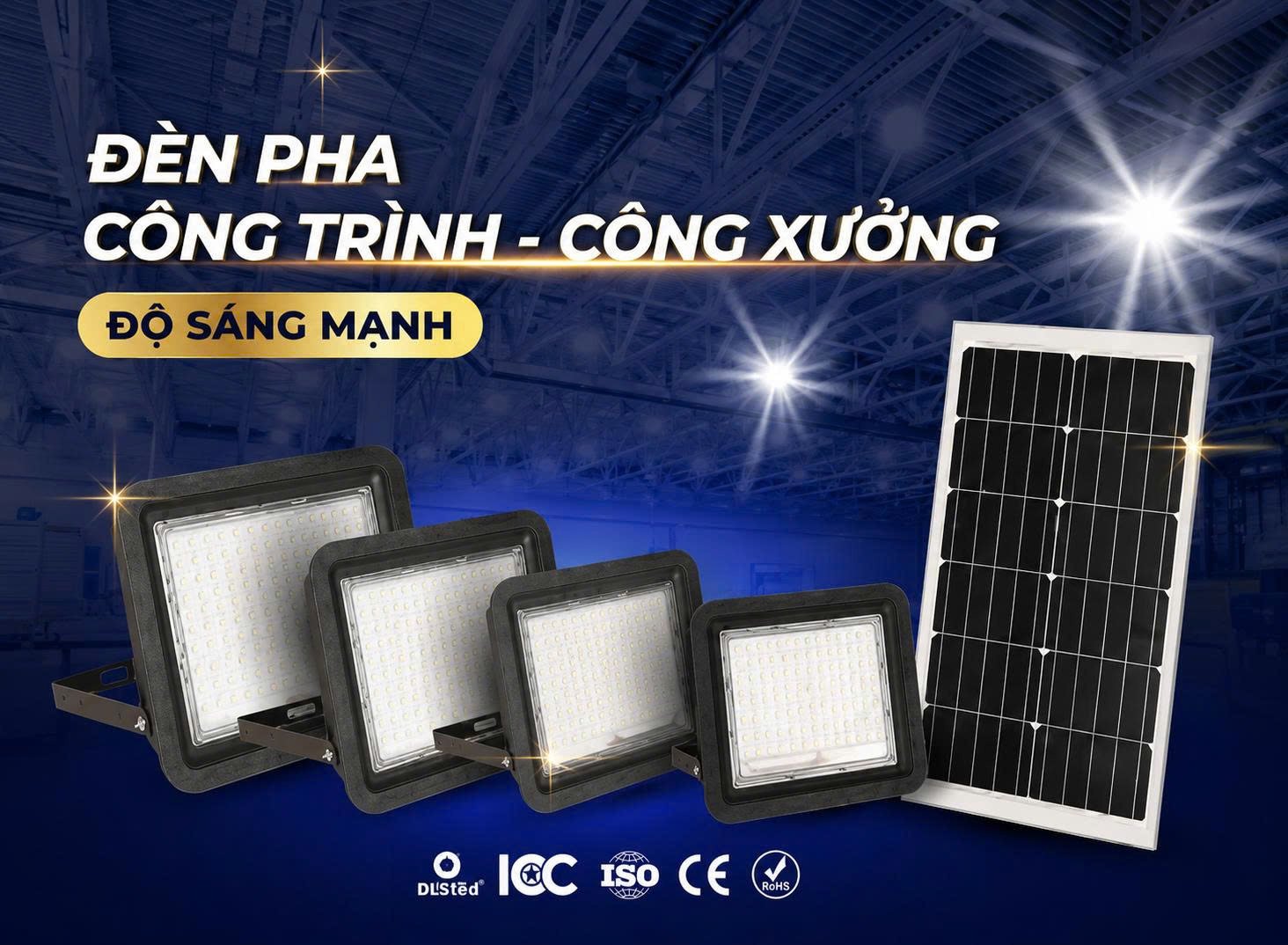 Đèn Đường Năng Lượng Mặt Trời 200W